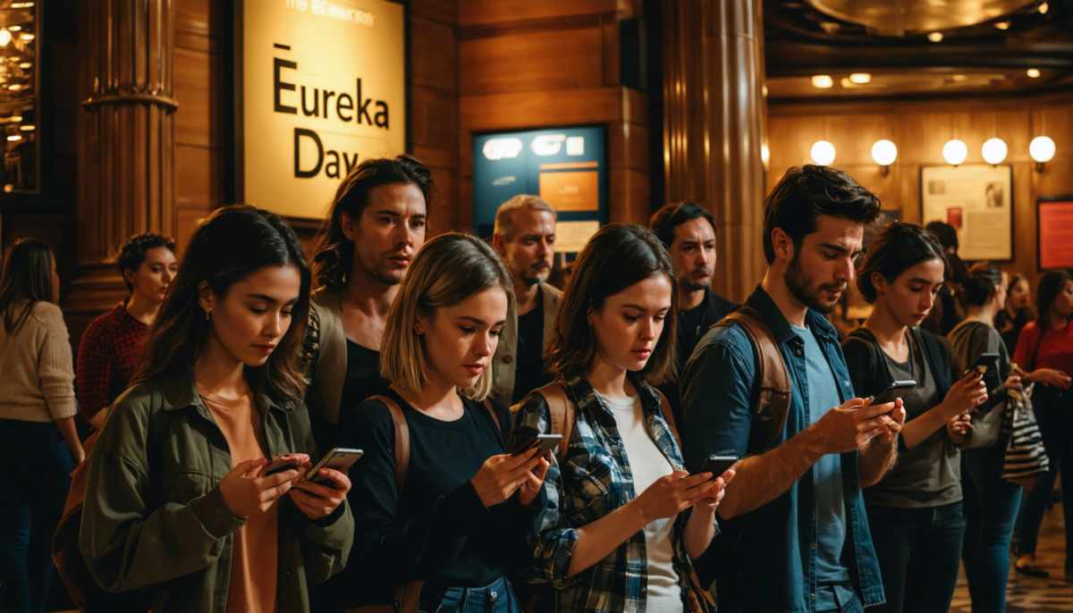 découvrez 'eureka day' à broadway, une comédie qui explore avec humour et émotion les échanges par sms entre parents inquiets face aux défis éducatifs actuels.