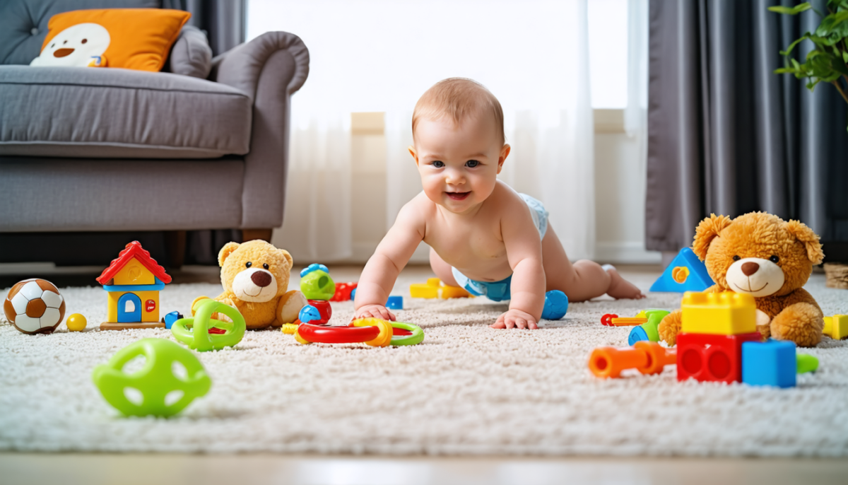 découvrez pourquoi les jouets de bébé se retrouvent souvent par terre et comment mieux organiser leur espace de jeu pour plus de sécurité et de propreté.