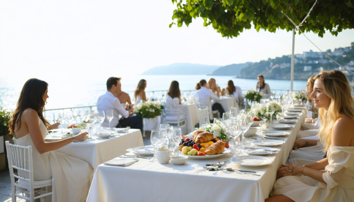 découvrez un moment émouvant lors d'un brunch au bord de la mer réunissant les nommés aux spirit awards, entre rencontres chaleureuses et paysages pittoresques.