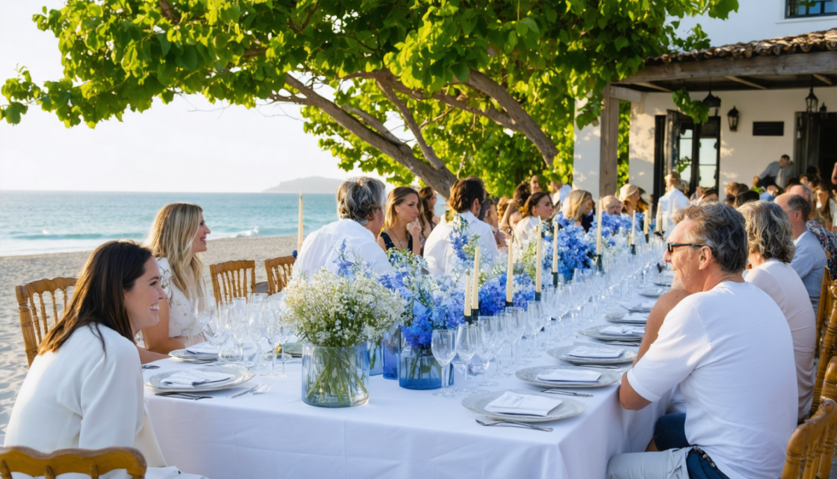 découvrez un moment émouvant au bord de la mer lors d'un brunch réunissant les nommés aux spirit awards, alliant convivialité et célébration artistique.