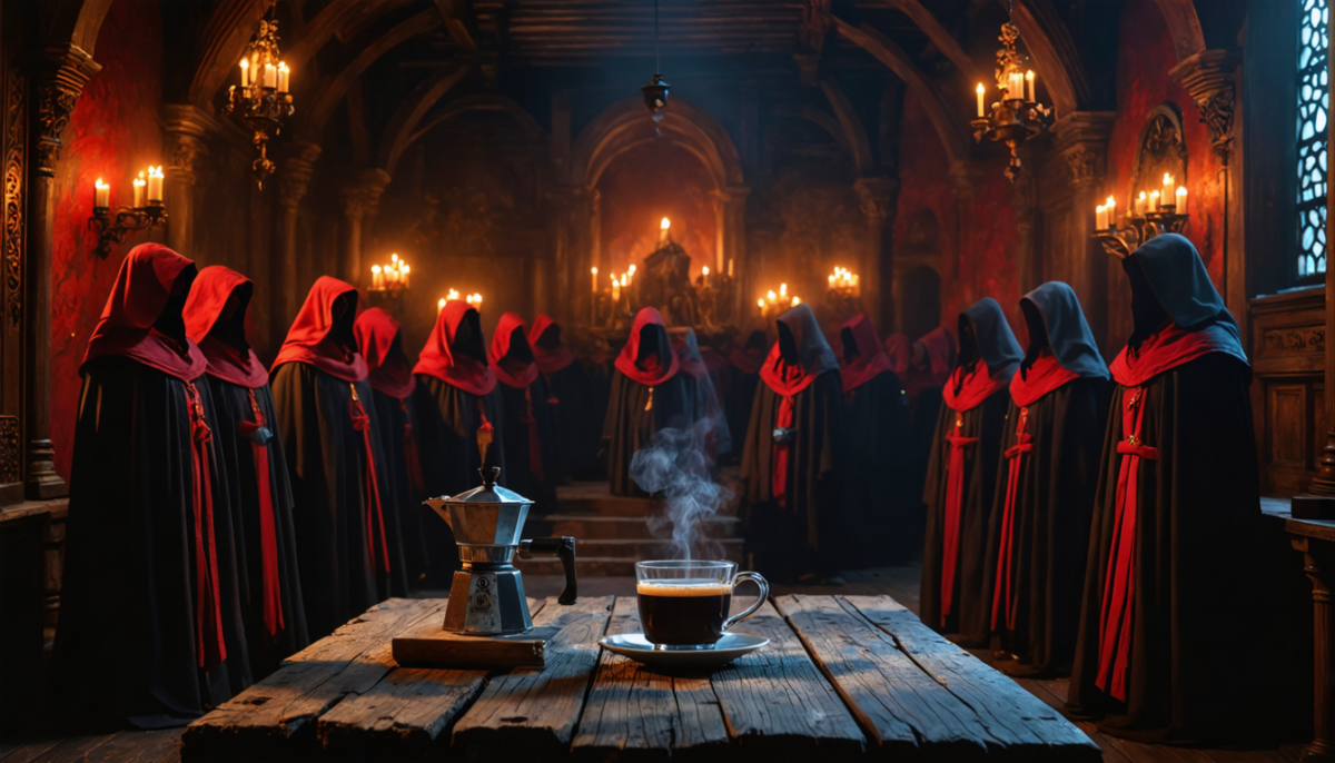 découvrez l'univers mystérieux de la conception « conclave » : entre robes écarlates, chapelles éphémères et expressos instantanés, plongez au cœur d'une expérience unique et secrète.