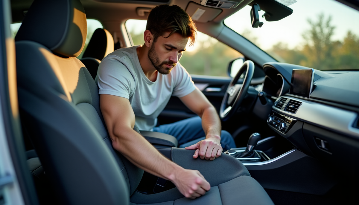 Installer une housse de siège auto : méthode complète en 7 étapes